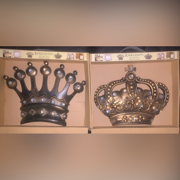 Kirklands Wall Decor Kirklands His And Hers Royal Crowns Poshmark